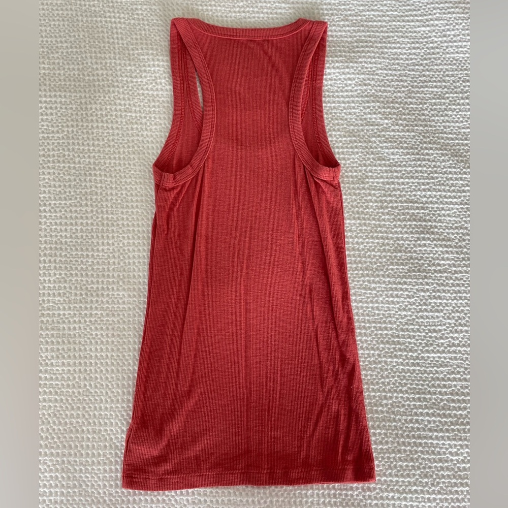 Aerie Rust Real Soft Ribbed Tank Top - XS - Picture 3 of 8